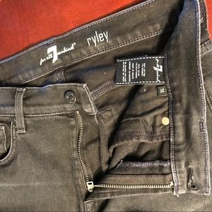 Men’s 7 For All Mankind jeans. Black size 31 x 30.